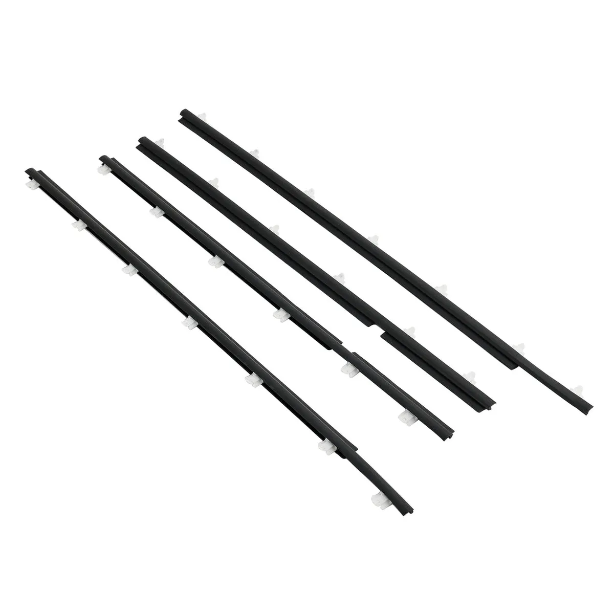 1990-1998 Toyota Land Cruiser FJ80 FZJ80 HZJ80 4pcs Sello de la puerta de la puerta del trasero externo 68210-60010