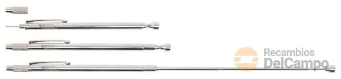 2 en 1, boligrafo magnetico extensible 650 mm x 0,6 kg + punta grabadora