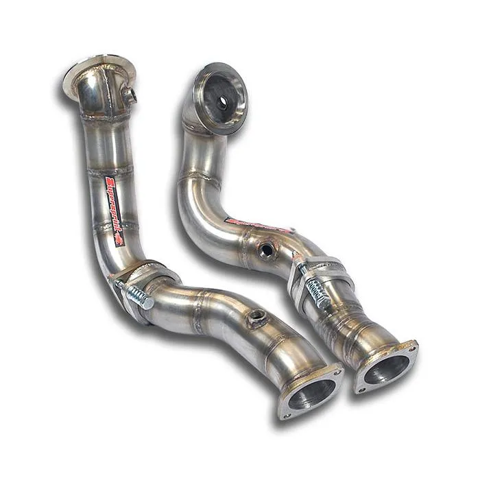 SUPERSPRINT TURBO DOWNPIPE KIT DERECHO-IZQUIERDO CON JUNTAS DE EXPANSIÓN (REEMPLAZA PRE-CATALIZADOR) BMW E60 – E61 (SEDAN + TOURING) 535I BI-TURBO (304 CV) ’08-