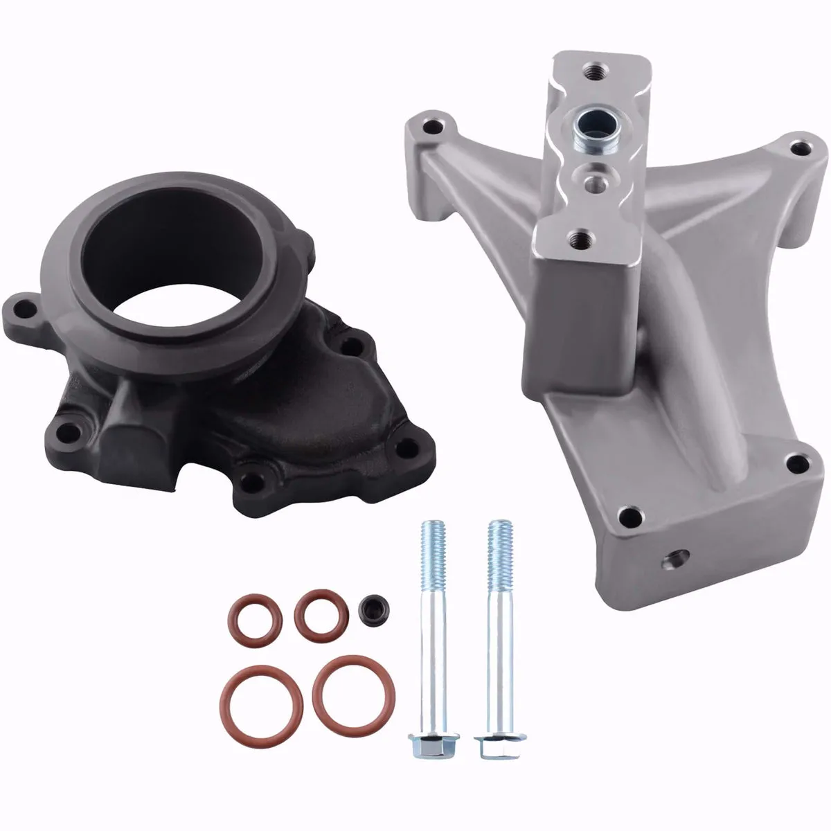 Kit de válvulas que no son EBP para Ford 1999.5-2003 7.3L Powerstroke diesel Turbo Pedestal +pernos y carcasa de escape
