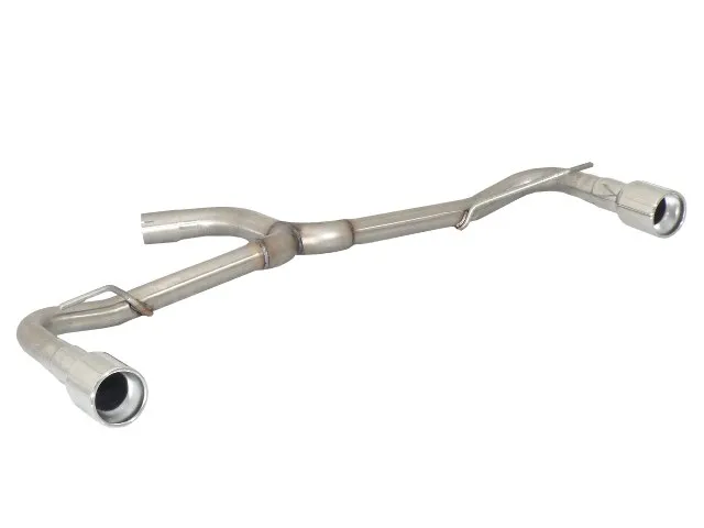 RAGAZZON TRAMO TRASERO GRUPO N DOBLE EN ACERO INOX CON SALIDAS REDONDAS 90 MM VOLKSWAGEN GOLF MK6