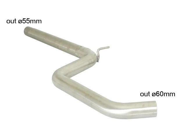 RAGAZZON TRAMO INTERMEDIO GRUPO N EN ACERO INOX – LÍNEA CON DIÁMETRO MEJORADO 60 MM AUDI A3 (TYP 8V/8VA) 2012-