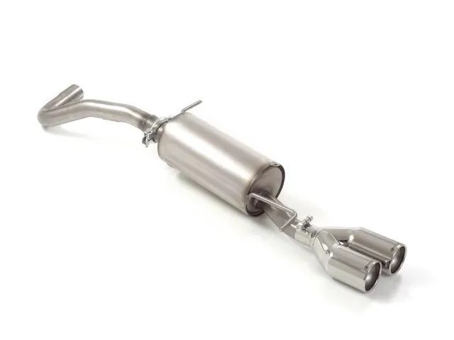RAGAZZON SILENCIOSO TRASERO EN ACERO INOX CON SALIDAS REDONDAS 2X80 MM ASIMETRICAS AUDI A1 (TYP 8X) 2010-2018