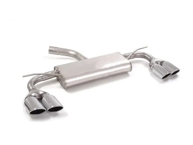 RAGAZZON SILENCIOSO TRASERO DOBLE EN ACERO INOX CON SALIDAS OVALADAS 2 / 108X70 MM VOLKSWAGEN GOLF MK7.5