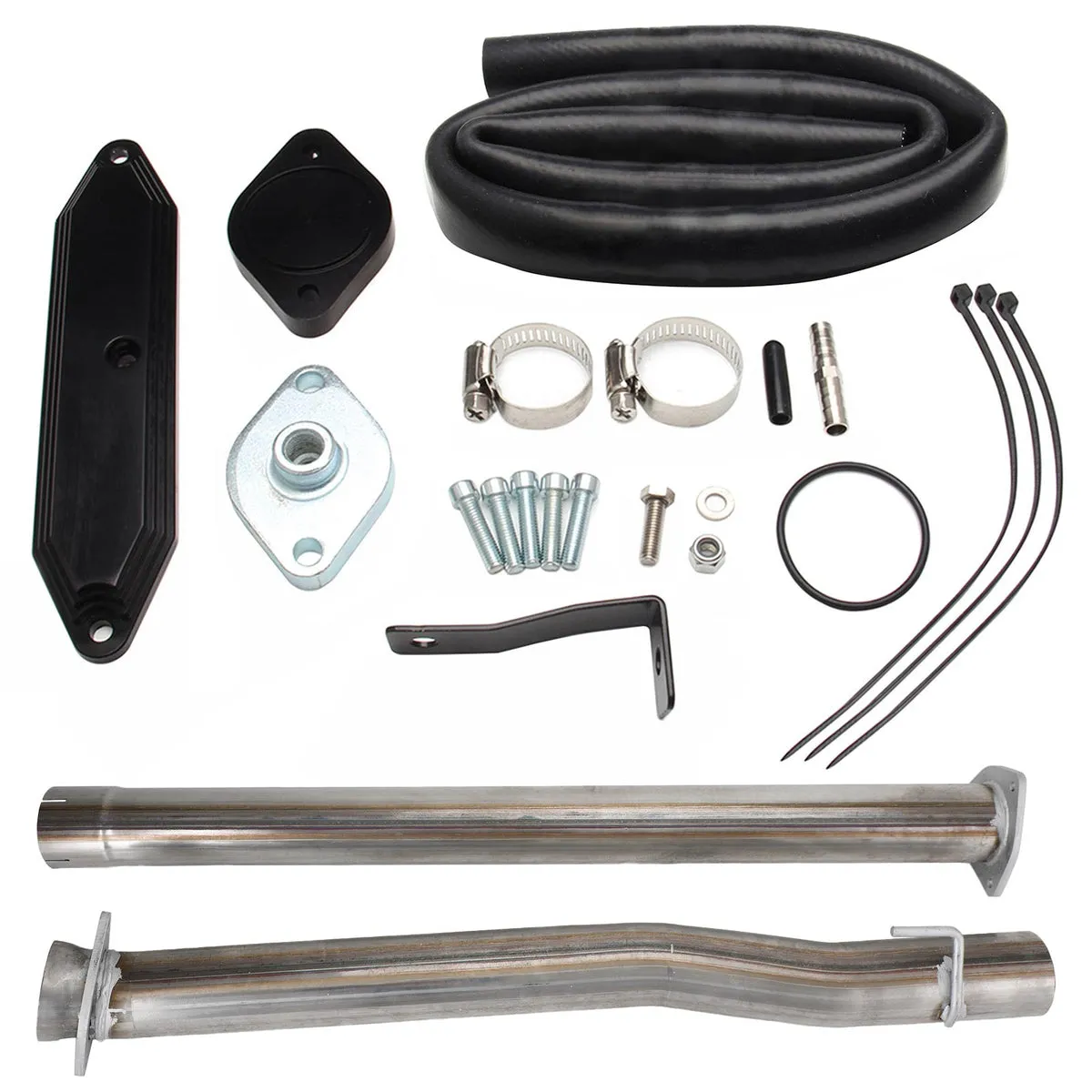 11-22 Ford F250 F350 F450 Super Duty de 6.7L 4" Tubo de escape silenciador + Kit de eliminación de EGR