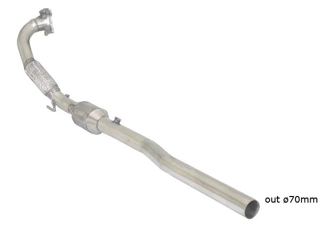 RAGAZZON CATALIZADOR METALICO 200CPSI – LÍNEA CON DIÁMETRO MEJORADO 70 MM VOLKSWAGEN GOLF MK6