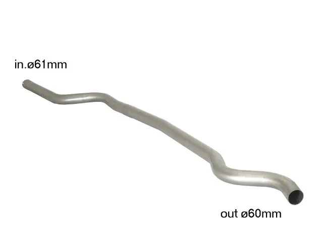 RAGAZZON TRAMO INTERMEDIO EN ACERO INOX (PARA EURO5) – TRAMO SUSTITUCIÓN SEGUNDO CATALIZADOR GRUPO N EN ACERO INOX (PARA EURO6) – LÍNEA CON DIÁMETRO MEJORADO 60 MM BMW SERIE1 F20/F21