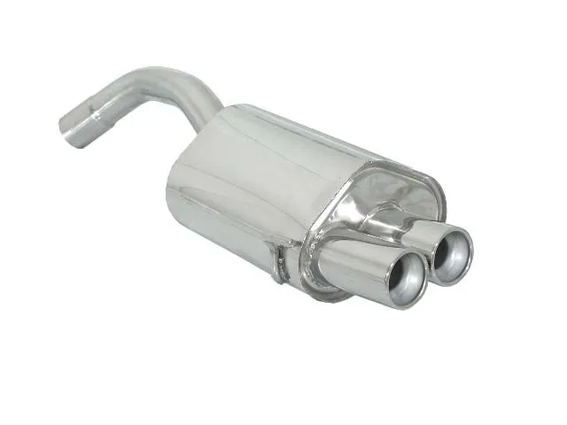 RAGAZZON SILENCIOSO TRASERO EN ACERO INOX CON SALIDAS REDONDAS 2X80 MM ALFA ROMEO 147