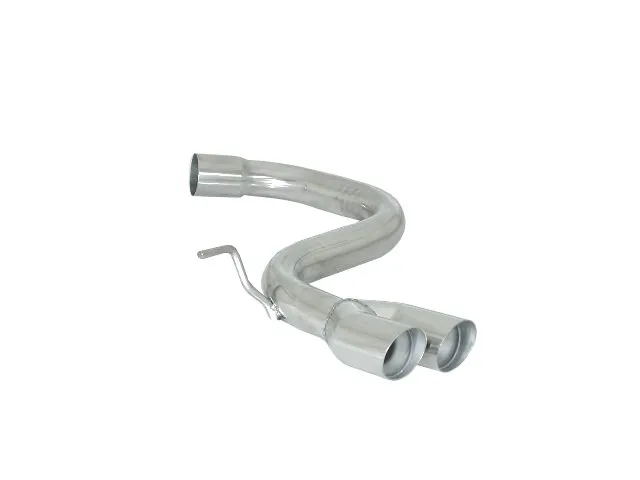 RAGAZZON TRAMO TRASERO GRUPO N EN ACERO INOX CON SALIDAS REDONDAS 2X70 MM SPORT LINE ASIMETRICAS VOLKSWAGEN GOLF MK5