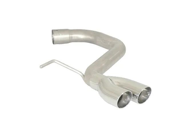 RAGAZZON TRAMO TRASERO GRUPO N EN ACERO INOX CON SALIDAS REDONDAS 2X70 MM SPORT LINE ASIMETRICAS SEAT LEON MK2 (1P)