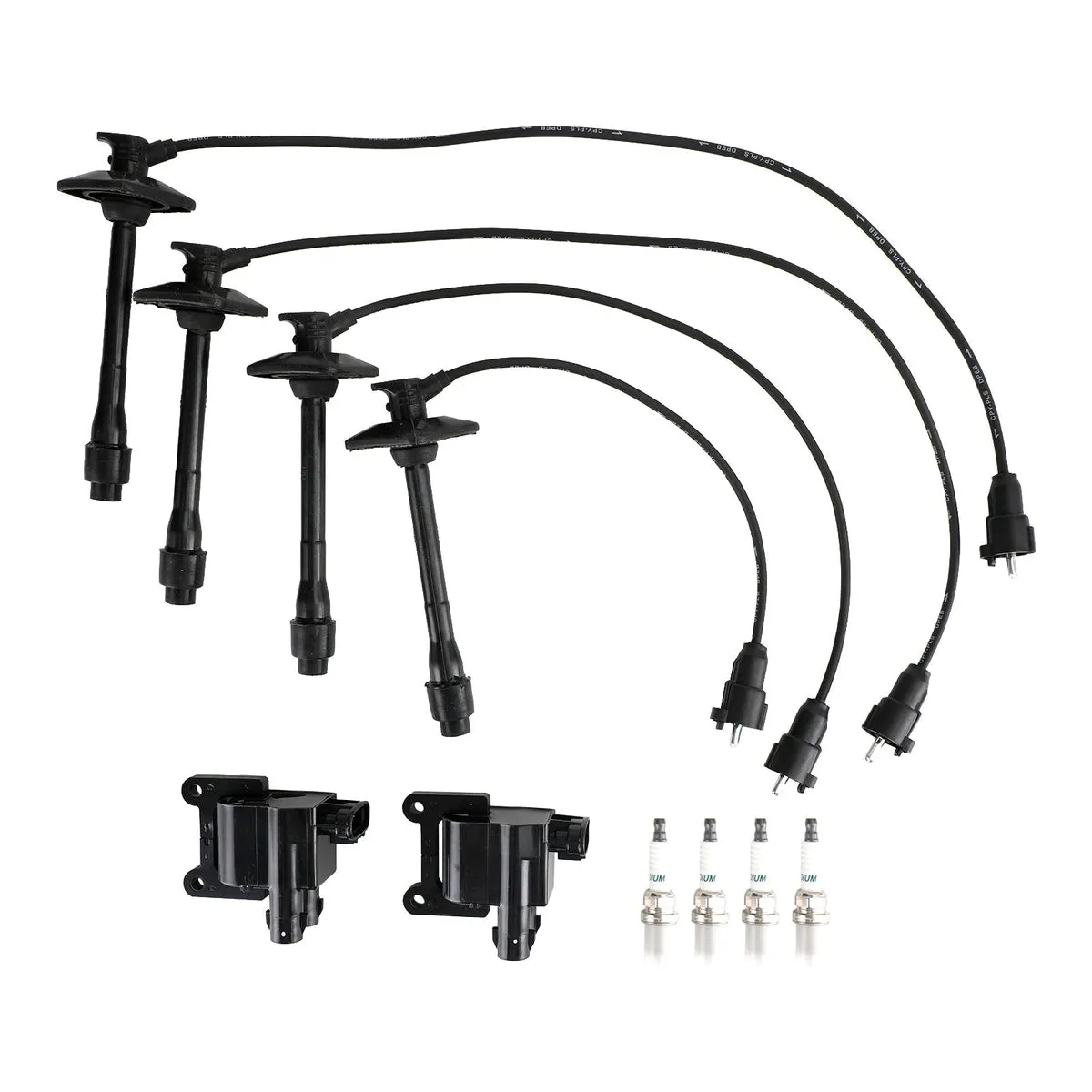 1997-2001 Toyota Camry RAV4 2.2L L4 Bobina de encendido+cable+bujía Kit UF180 UF181 UF182 UF294