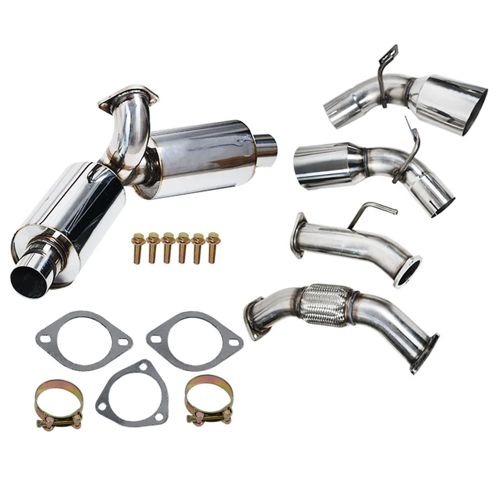 91-95 Toyota MR2 Turbo 2.0L 4.5 '' Sistema de escape Catback Muffler de doble punta