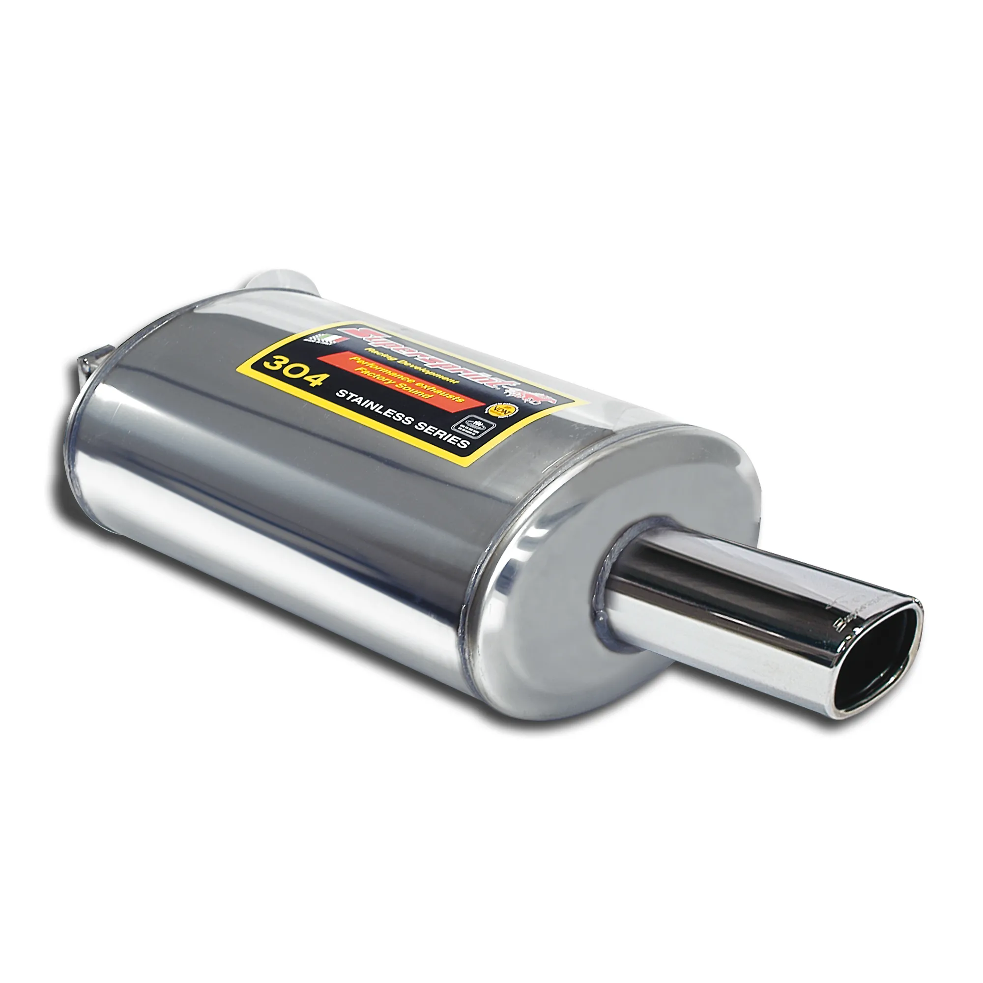 SUPERSPRINT SILENCIOSO TRASERO 95X75 (PARA PARAGOLPES OEM) BMW E39 TOURING 520I – 523I ’96 – 8/’98 (MODELO CON ÚNICO OEM KAT.)