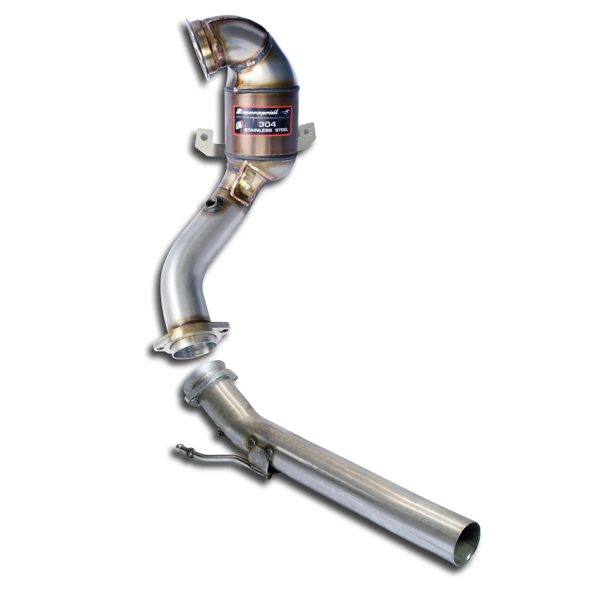 SUPERSPRINT TURBO DOWNPIPE KIT + CATALIZADOR METALICO 100 CPSI WRC SEAT LEON 5F CUPRA 2.0 TSI (265 – 280 CV) 2013 – 2015
