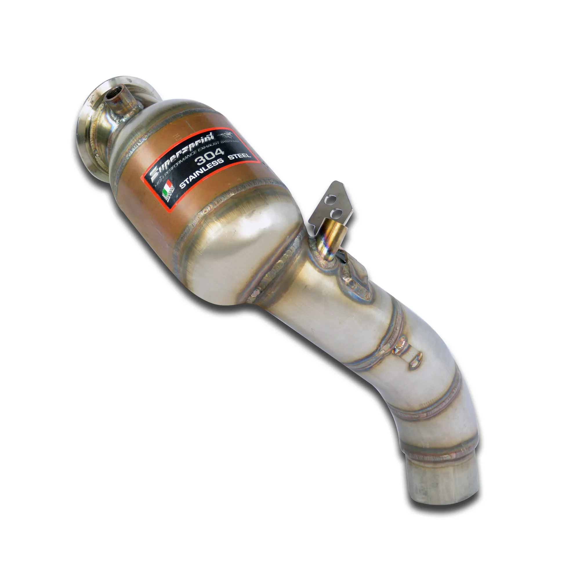 SUPERSPRINT TURBO DOWNPIPE KIT +CATALIZADOR METALICO DERECHO BMW F12 M6 COUPÈ – F13 M6 CABRIO V8 «COMPETITION» (600 CV) 2015 – 2018 (WITH VALVE)