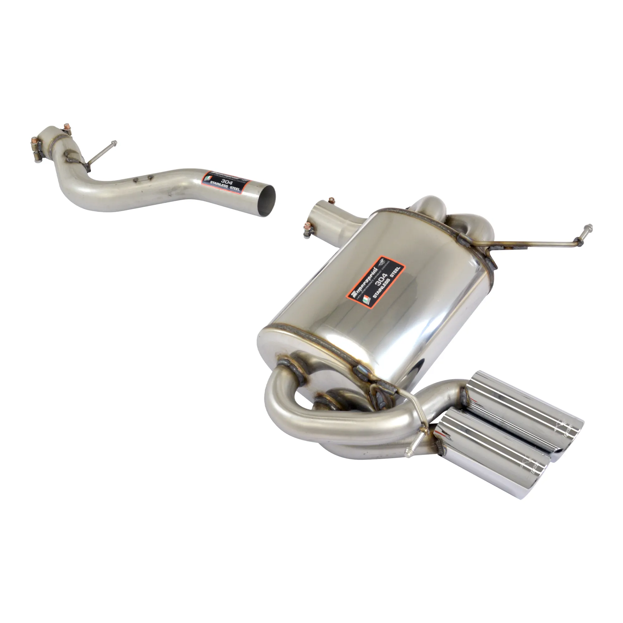 SUPERSPRINT SILENCIOSO TRASERO OO80 BMW E84 X1 20I XDRIVE 2.0I TURBO (184 CV) 2011-