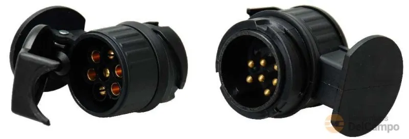 Adaptador para enchufe de remolque, 13 a 7 conectores, kraftmann