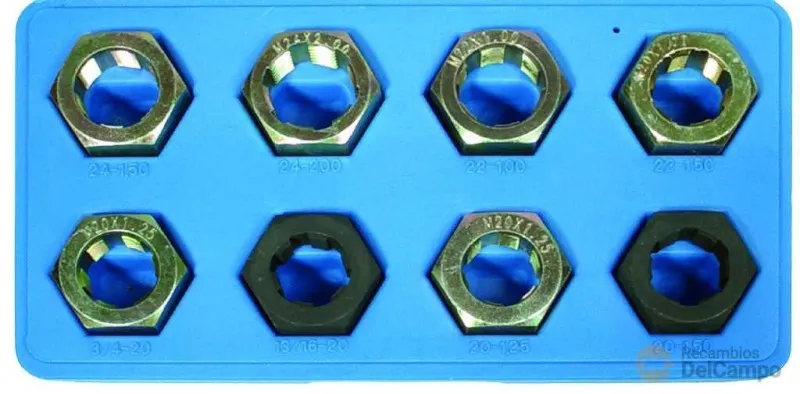 @ estuche 8 pcs reparar roscas arbol de levas y asiento motor (ø m20-m22-m24)