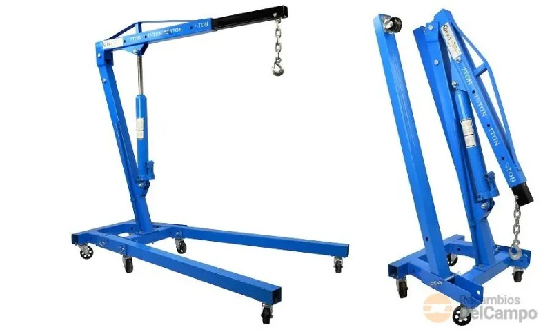 @ grua hidraúlica 2.000 kgs, de doble pistón (elevación 950 - 1.500 mm.)