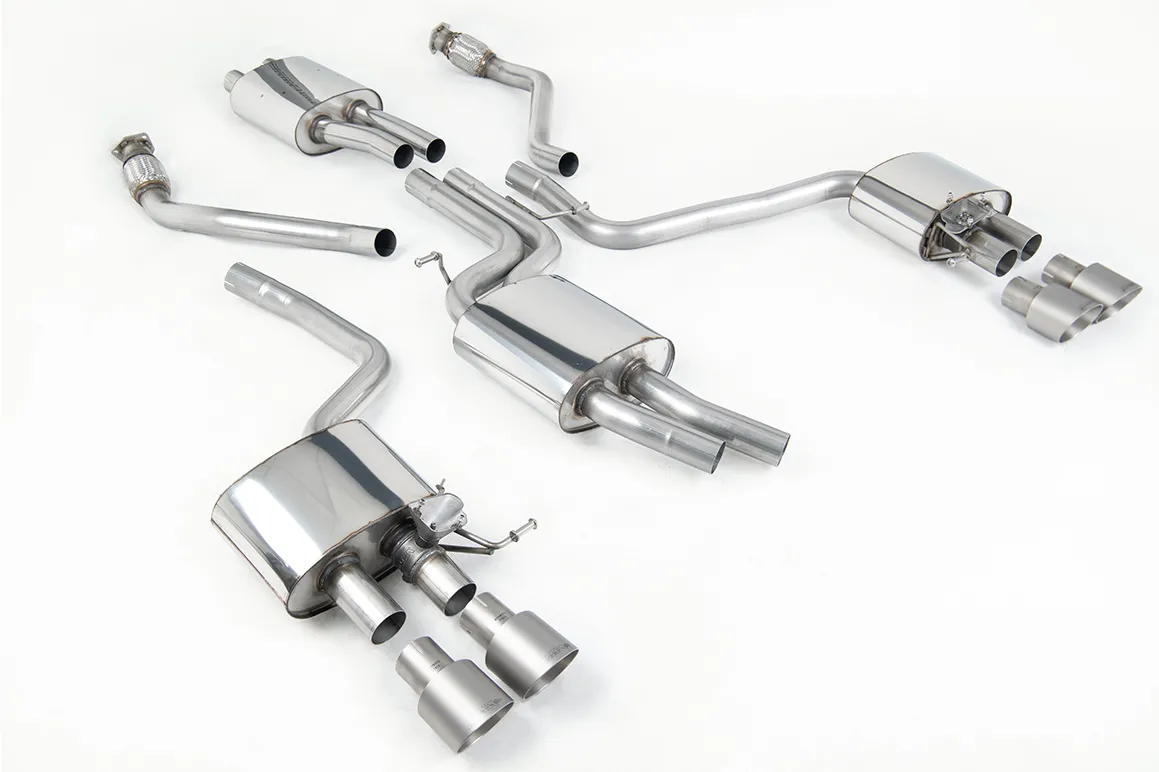 Milltek Cat-back Quad Titanium Tips SSXAU507 – Audi SQ5 3.0 TFSI Supercharged