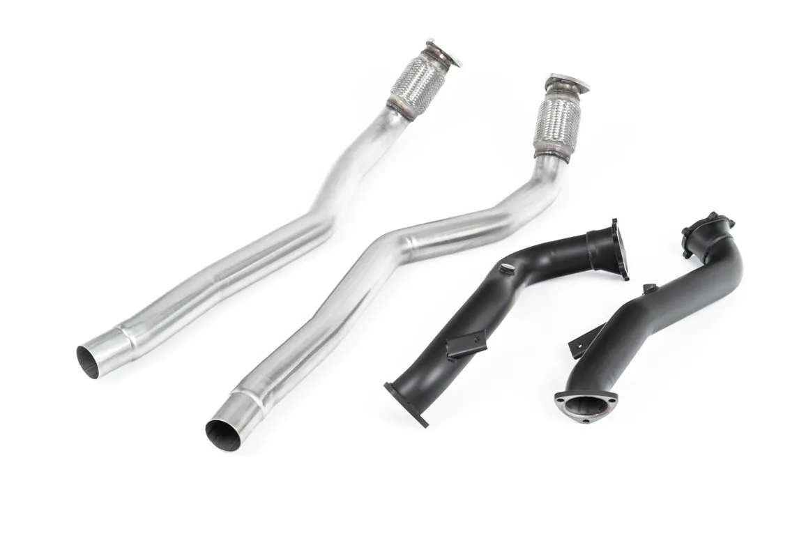 Milltek Large-bore Downpipes and Cat Bypass Pipes SSXAU555 – Audi RS6 C7 4.0 TFSI biturbo quattro inc Performance Edition