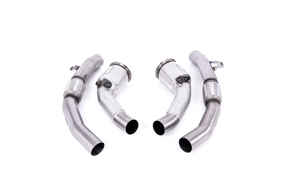 Milltek Large-bore Downpipes and Cat Bypass Pipes SSXAU870 – Audi RS6 C8 4.0 V8 bi-turbo in Performance Edition (OPF/GPF Models)