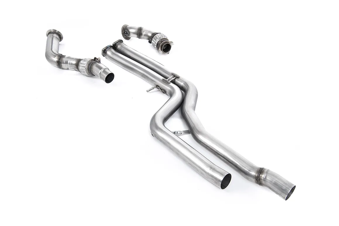 Milltek Large-bore Downpipe and De-cat SSXBM1031 – BMW 3 Series F80 M3 & M3 Competition Saloon (Non OPF/GPF Models Only)