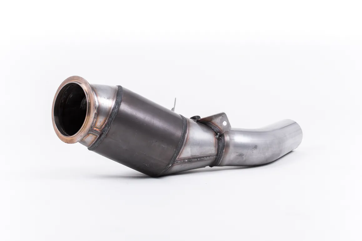 Milltek Large Bore Downpipe and Hi-Flow Sports Cat SSXBM977 – BMW 4 Series F32 428i Coupé (Automatic Gearbox without Tow Bar None xDrive & N20 Engine Only)