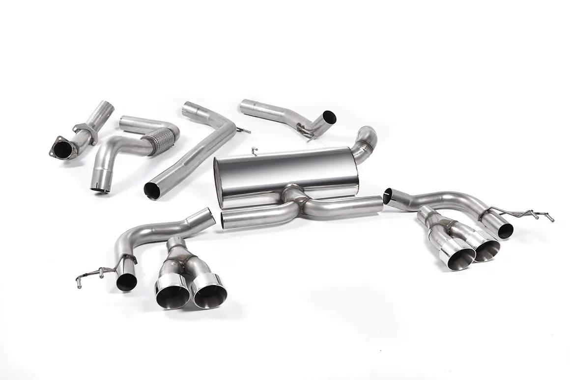 Milltek Cat-back Race System. Polished Tips SSXHO214 – Honda / Acura Civic Type R FK2 Turbocharged 2.0 litre i-VTEC (RHD models only)