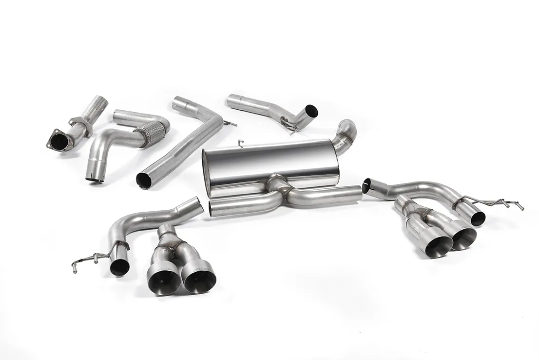 Milltek Cat-back Race System. Titanium Tips SSXHO219 – Honda / Acura Civic Type R FK2 Turbocharged 2.0 litre i-VTEC (RHD models only)