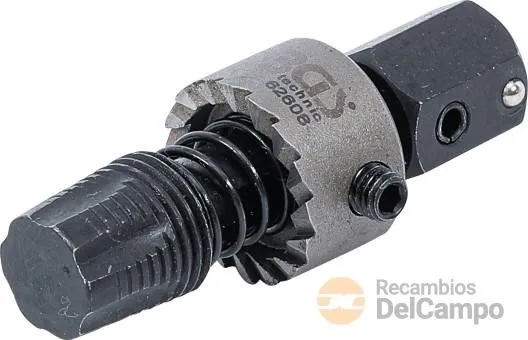 Util limpiador de roscas de bujias con cortador de asientos de juntas,ø m14 x 1,25 mm