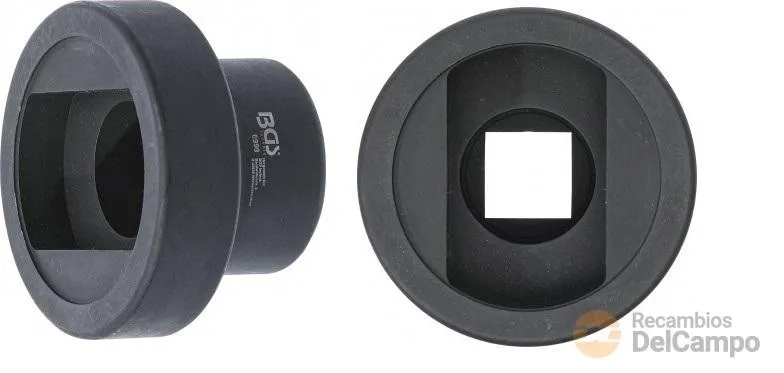 Vaso corto 3/4" de impacto con inserto (34 x 46 mm.) de extracción de pasador de resorte de ballesta de eje trasero de scania