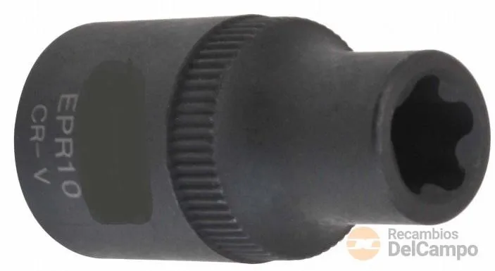 Vaso corto 3/8", 10 mm x 5 pt x 38 mm. para sustituir paragolpes delantero - placa de matrícula - conectores electricos de * tesla* model 3