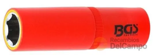 Vaso largo 1/2" hex. vde 1.000v. - 17 mm