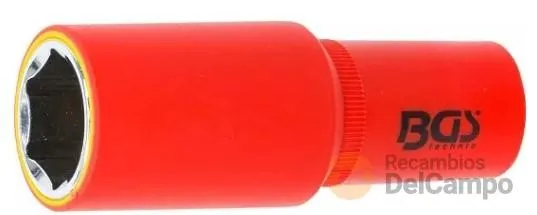 Vaso largo 1/2" hex. vde 1.000v. - 22 mm