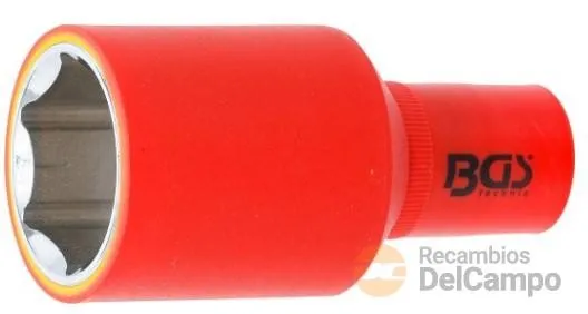 Vaso largo 1/2" hex. vde 1.000v. - 32 mm