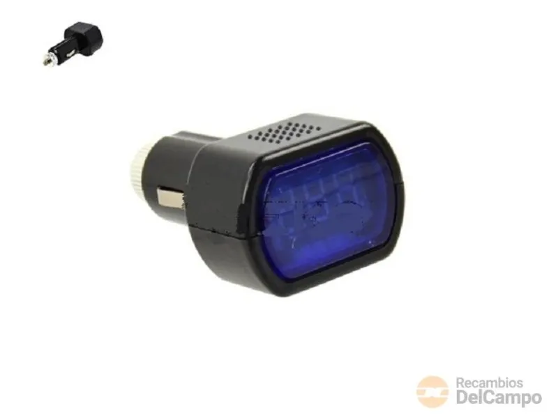 Voltímetro de batería & tester alternador , 12v / 24v - conexión a mechero