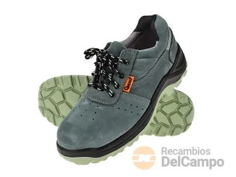 Zapato de seguridad modelo nº 04, talla 44 (gamuza) premium, en iso 20345: 2011 s1 src