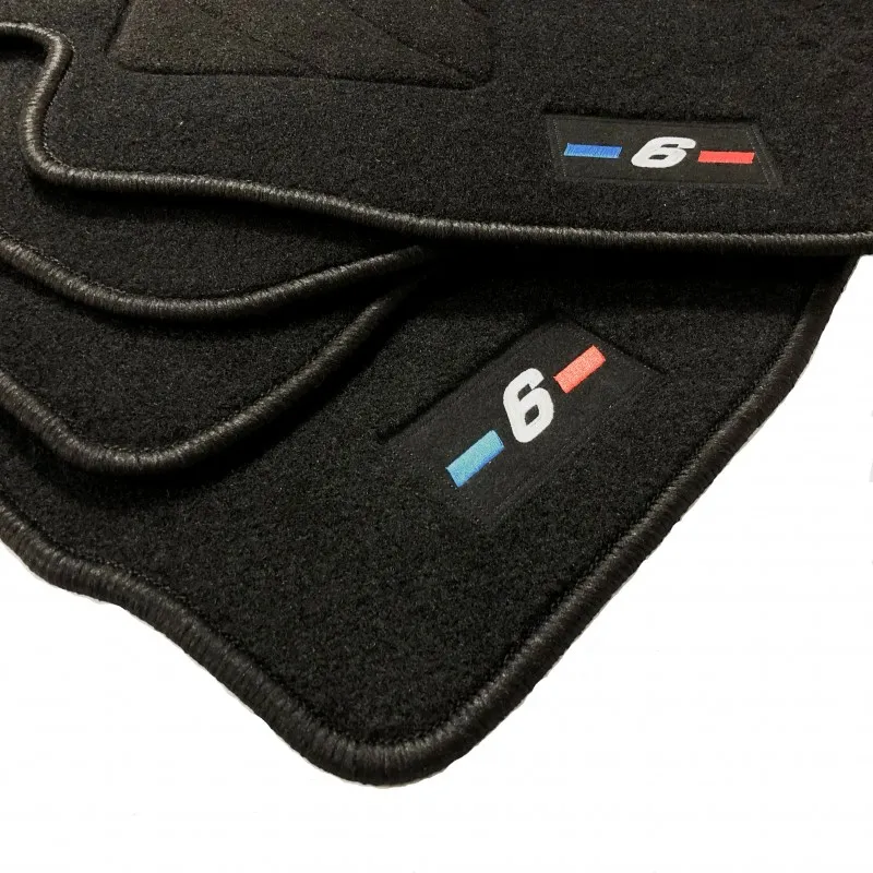 Alfombrillas BMW Serie 6 E63 con logo (2003-2010)