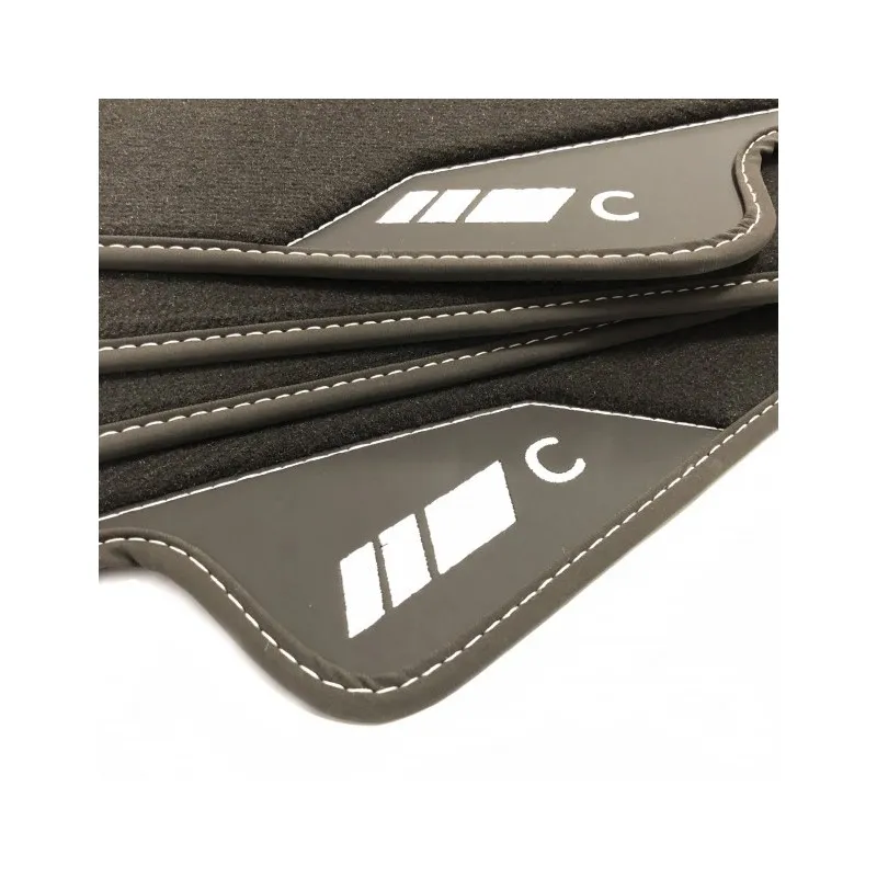 Alfombrillas Cuero Mercedes C204 CLASE C COUPE (2008-2014)