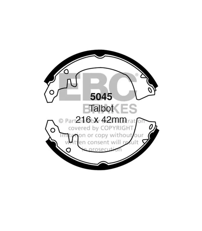 Zapata Delantera EBC 5045