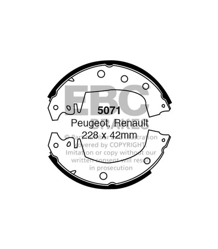 Zapata Delantera EBC 5071