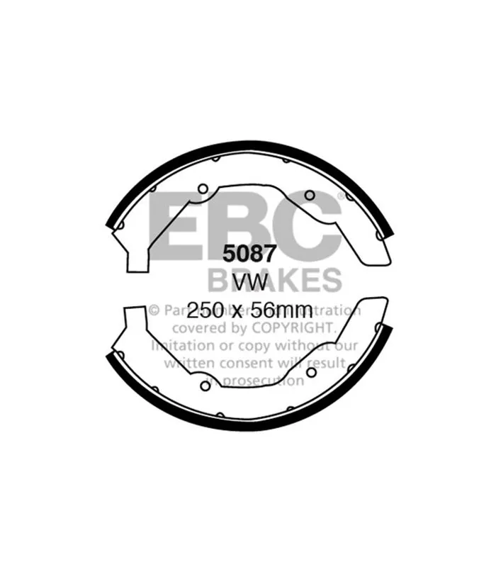 Zapata Delantera EBC 5087