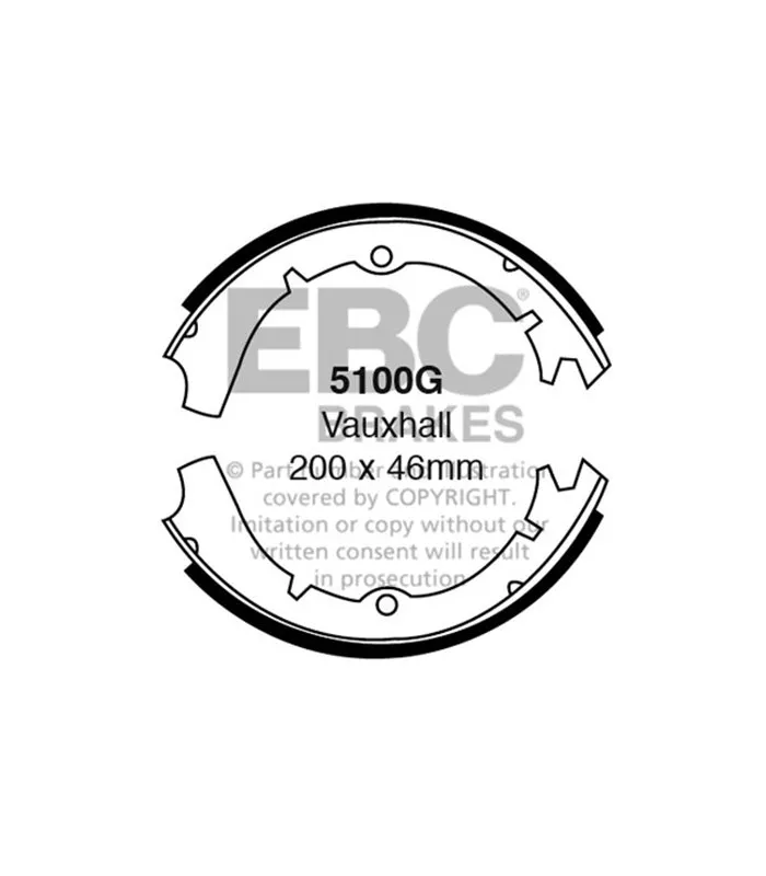 Zapata Delantera EBC 5100G