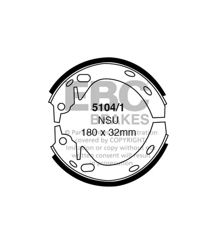 Zapata Delantera EBC 5104/1