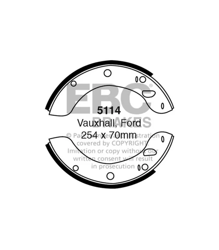 Zapata Delantera EBC 5114