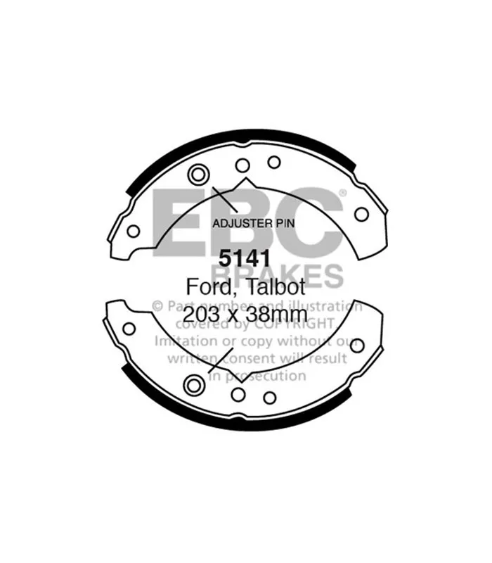 Zapata Delantera EBC 5141