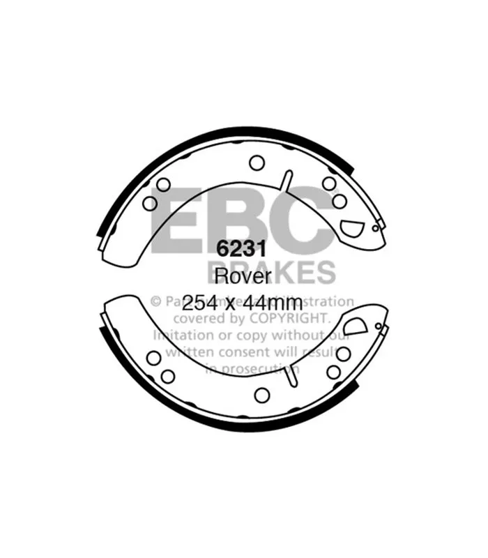 Zapata Delantera EBC 6231