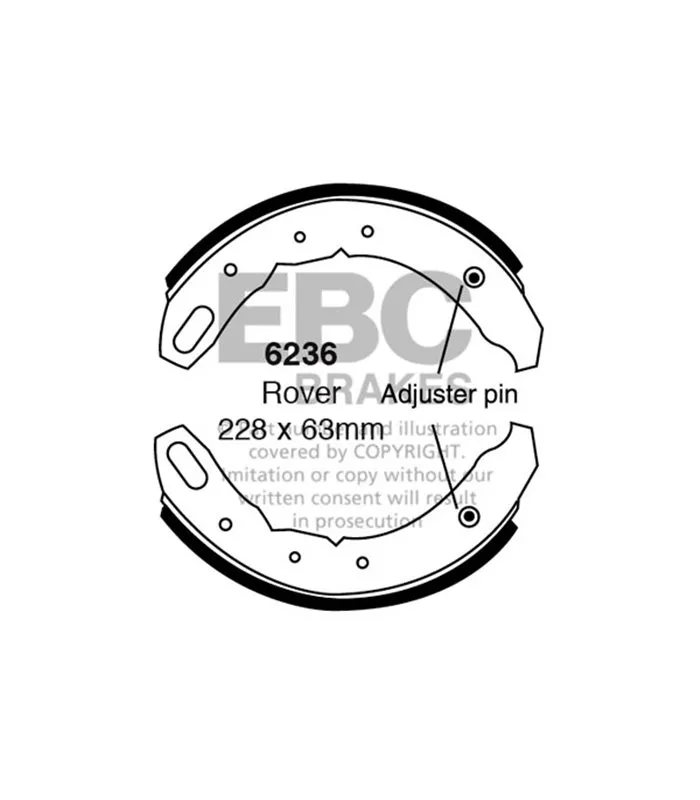 Zapata Delantera EBC 6236