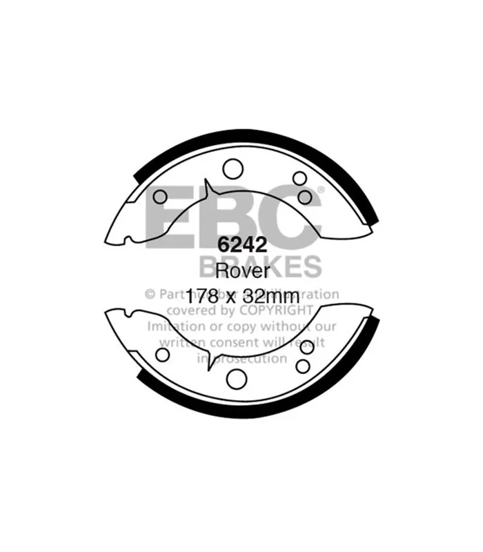 Zapata Delantera EBC 6242